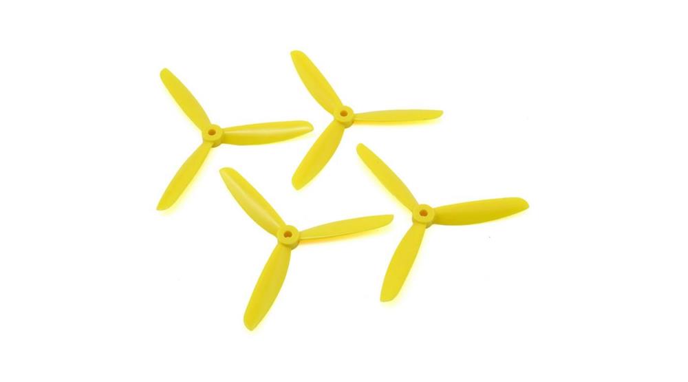 xDal TJ5045YL 5x4.5  Prop: Yellow 4 pk