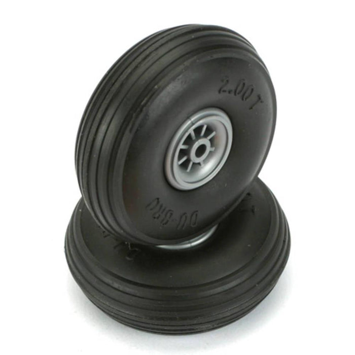 Dubro 200T 2" (50.8mm) Treaded Wheels - 1 Pair