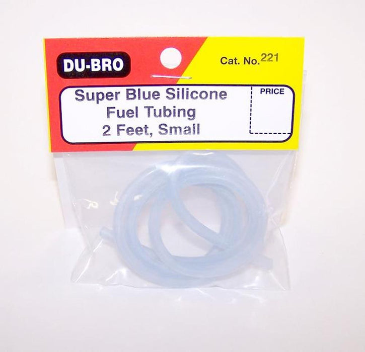 Dubro 221 2FT S/BLUE SIL/TUBING SMALL