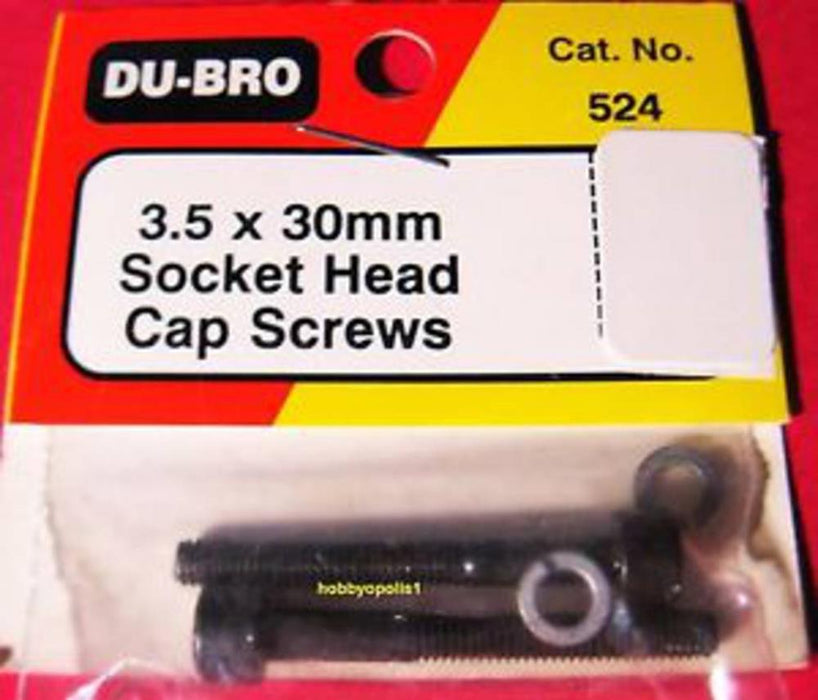 Dubro 524 SOCK HEAD CAP SCREW 3.5X30MM