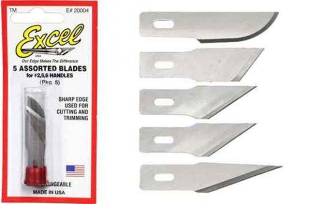 Excel Tools 20004 #2 Blades Assrt Pk5