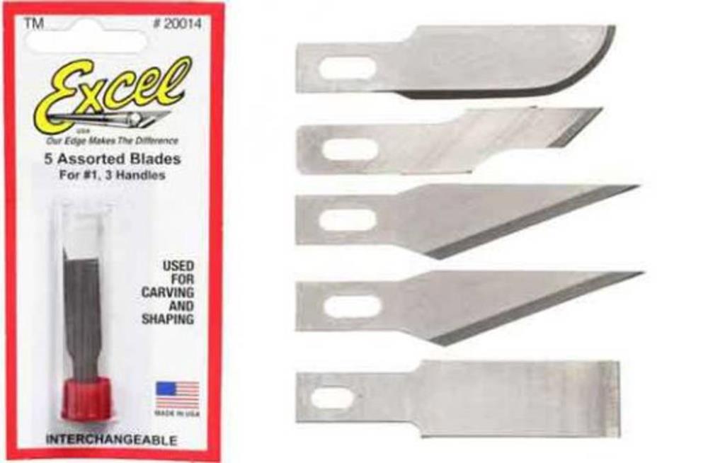 Excel Tools 20014 #1 Assorted Blades Pack 5