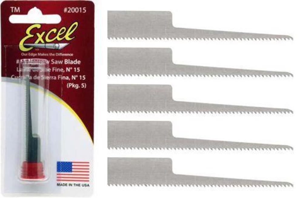 Excel Tools 20015 #2 Fine Saw Blades B15 Pk5