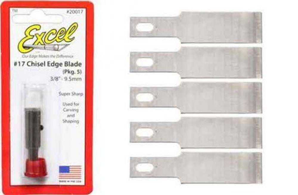 Excel Tools 20017 #1 Chisel Blades B17 Pk5