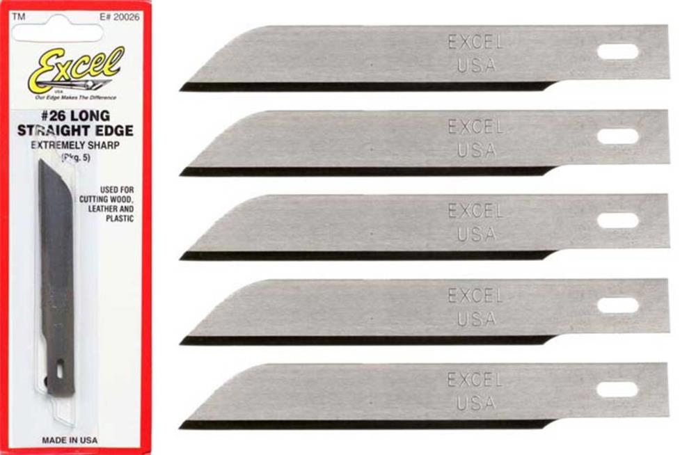 Excel Tools 20026 #2 Long Blade B26 Pk5