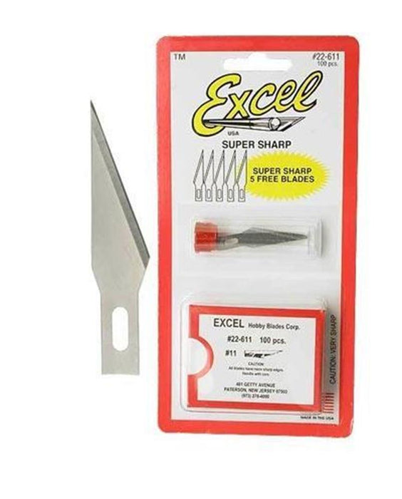 Excel Tools 22511 #11 Blades - Bulk Pack (100pcs)