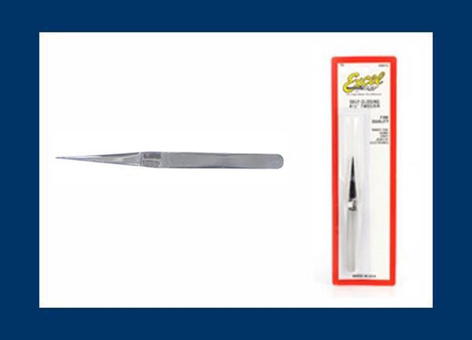 Excel Tools 30413 4-1/2" Self-Closing Tweezers