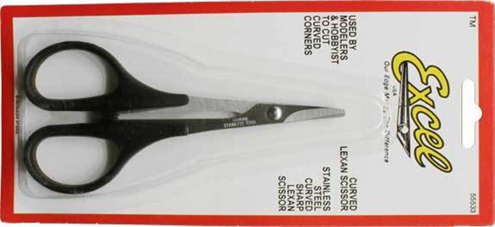 Excel Tools 55533 Curved Scissors for Polycarb