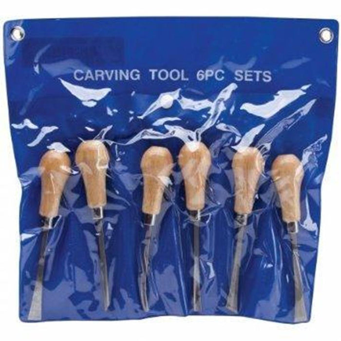 Excel Tools 56010 Carving Tools 6 assorted