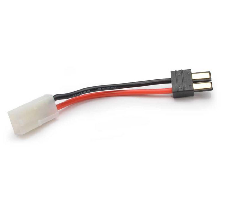 Helios - Adapter Lead / Charge Cable - Traxxas(Male) To Tamiya(Female (Plastic Outer - Tamiya Battery End)) - (Length)