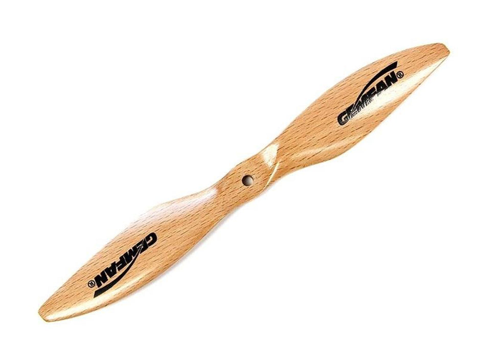 Gemfan GF-P140100GLW NITRO/GAS/EP 14X10 SCIMITAR STYLE WOOD PROPELLER