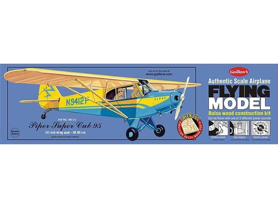 Guillows #303LC 1/18 Piper Super Cub 95 - Balsa Flying Kit