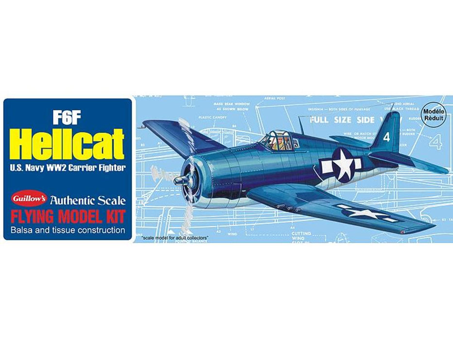 Guillows #503 1/30 F6F Hellcat - Balsa Flying Kit