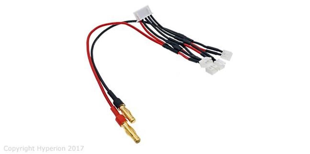 Hyperion HP-CHGBLCL-MCP4PS Series Charge & Balancing Cable for 4pcs PHR-2P 1S Li