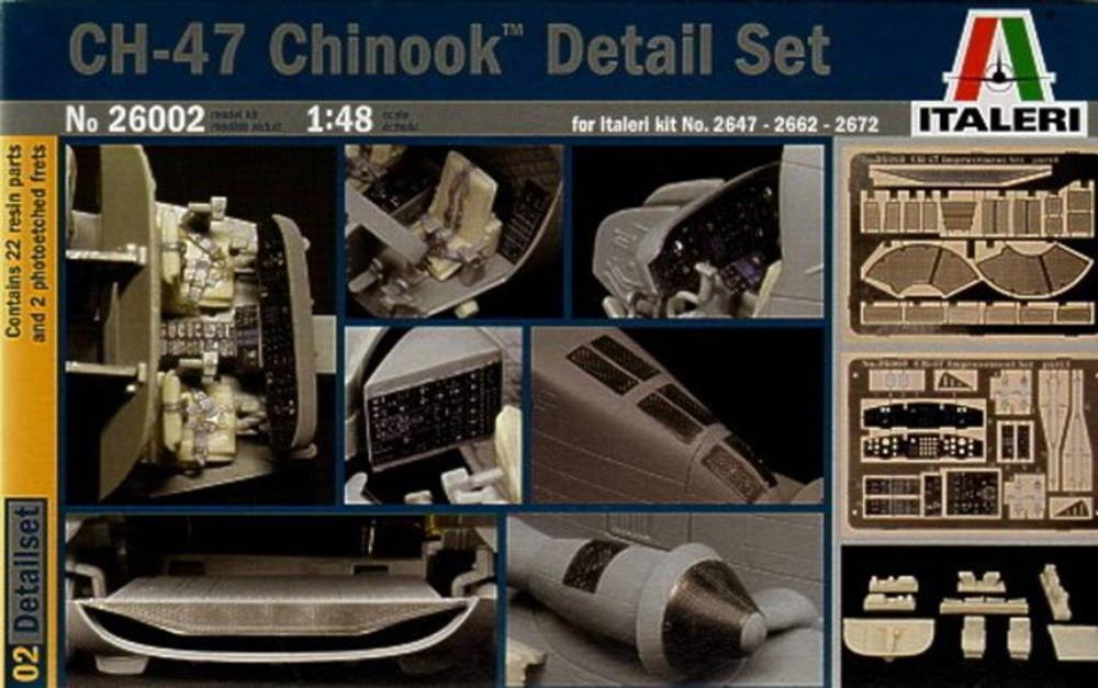 Italeri 26002 1/48 CH-47 CHINOOK DETAIL SET