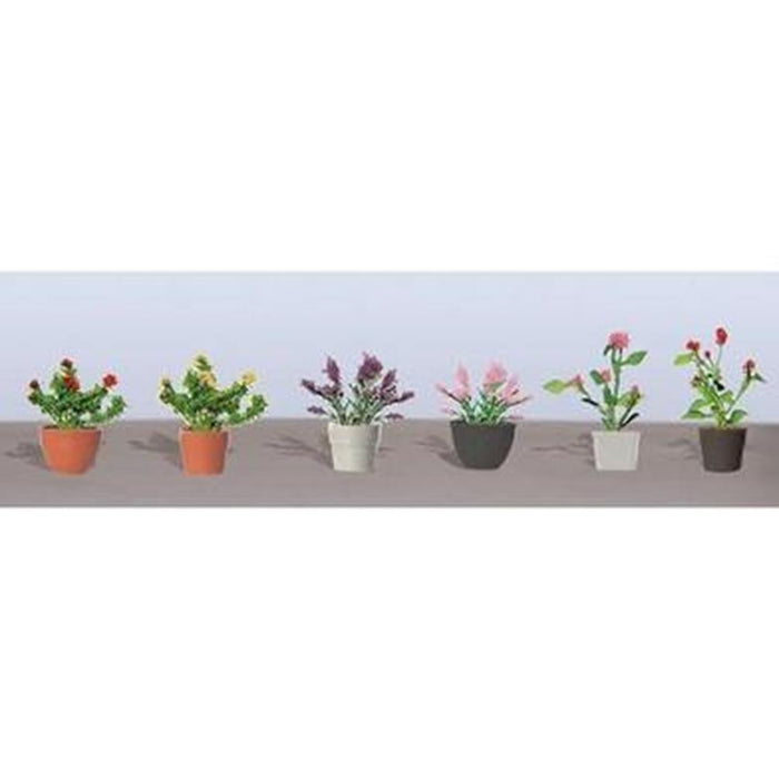 cJTT Scenery 95565 1/100 Assorted P/Flower Plants (6)