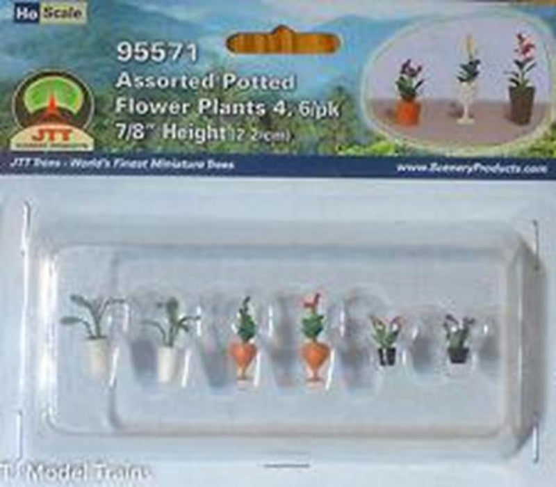 cJTT Scenery 95571 1/100 Assorted P/Flower Plants4(6)