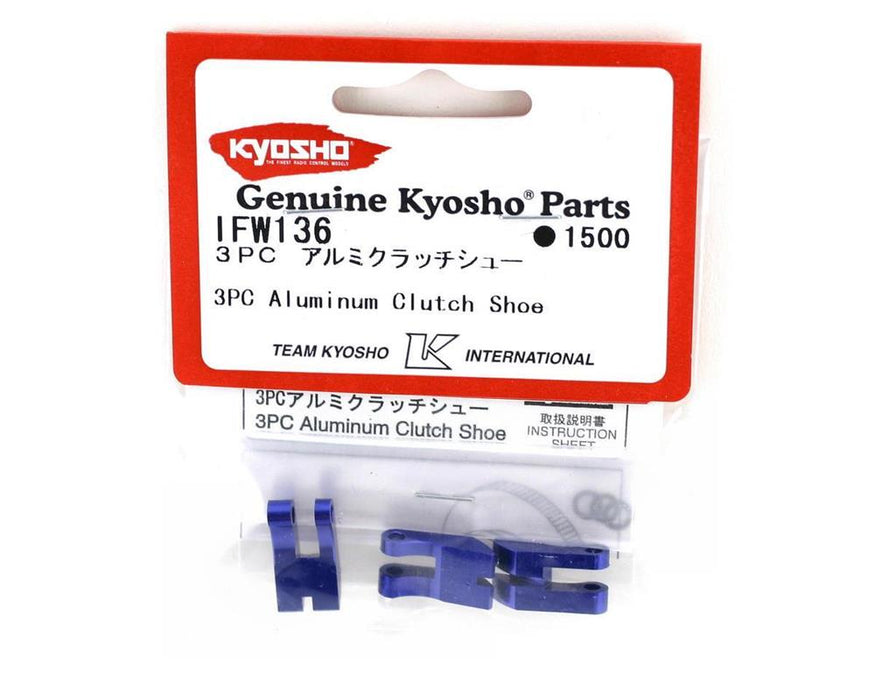 Kyosho IFW136 3pc Aluminium Clutch Shoes