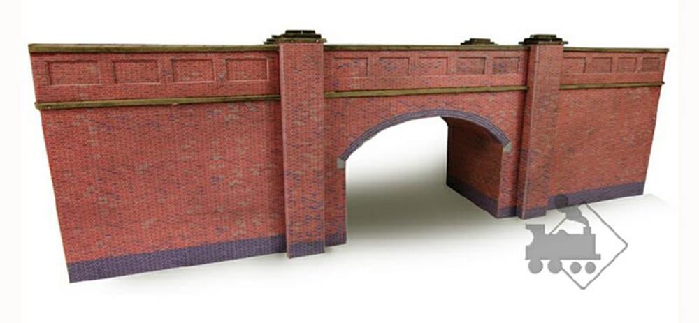 Metcalfe PN146 N Railway Bridge in Red Brick
