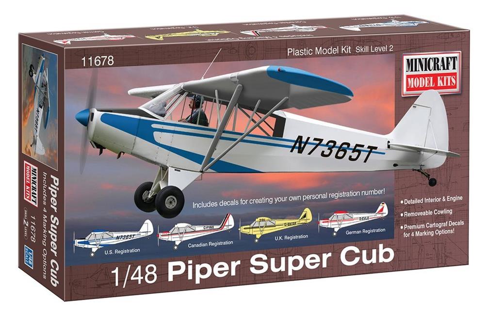 Minicraft Model Kits 11678 1/48 Piper Super Cub