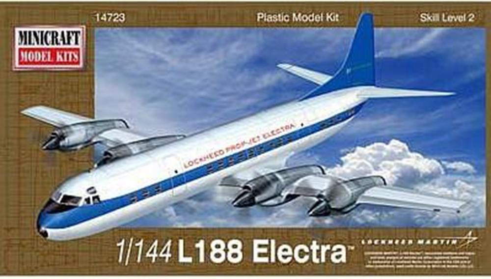 Minicraft Model Kits 14723 1/144 L-188 Electra Demonstrator