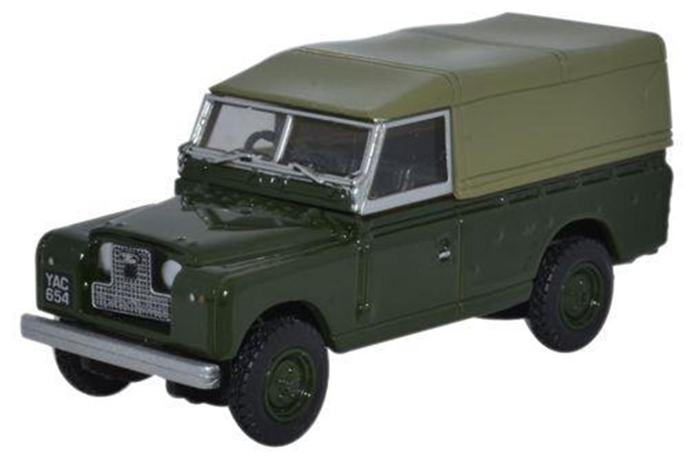 Oxford LAN2011 1/76 Land Rover Series II Canvas Back