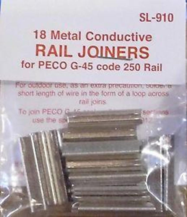 Peco SL910 G SCALE RAIL JOINERS