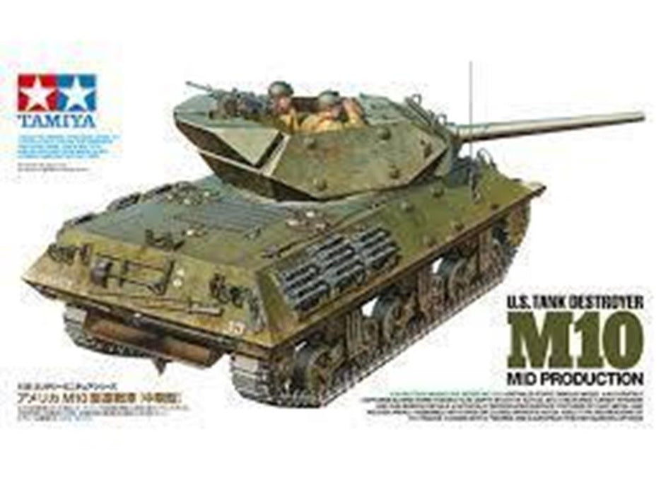 Tamiya 35350 1/35 U.S. Tank Destroyer M10 - Mid Production