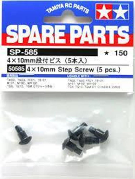 Tamiya 50585 4 X 10 STEP SCREW      ( 5 PCE