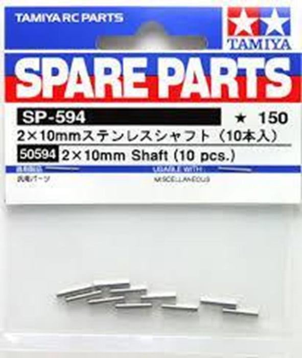 Tamiya 50594 2 X 10MM SHAFT         (10 PCE