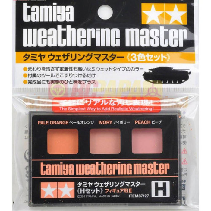 Tamiya 87127 Weathering Master Set H - Pale Orange/Ivory/Light Peach (Figures II)