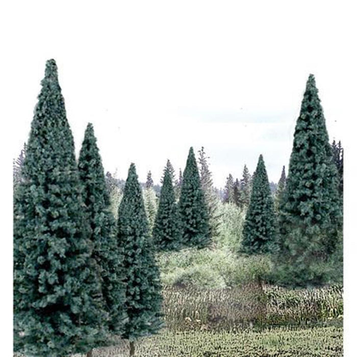 zWoodland Scenics TR1588 Ready Made Trees Value Pack Blue Spruce 4-6 (13)