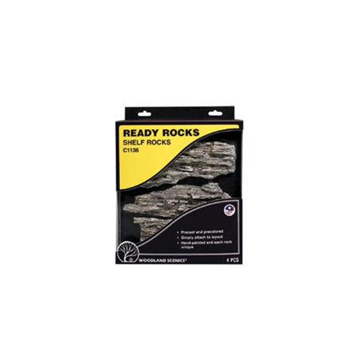 Woodland Scenics C1136 Ready Rocks Shelf Rocks