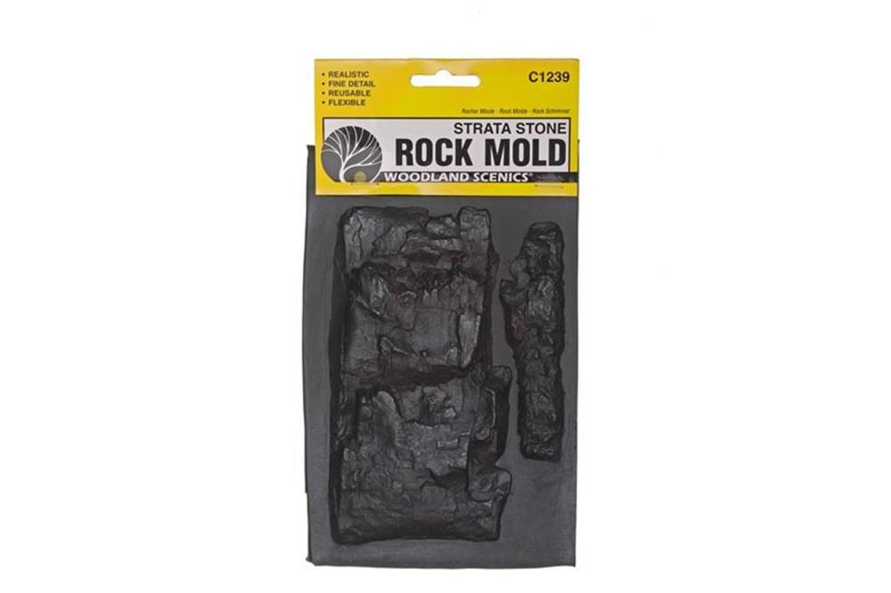 Woodland Scenics C1239 ROCK MOLDS STRATA STONE