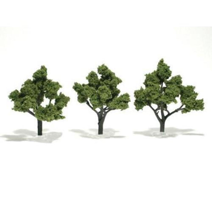 Woodland Scenics TR1509 TREES LIGHT GREEN 10-12CM 3PCS