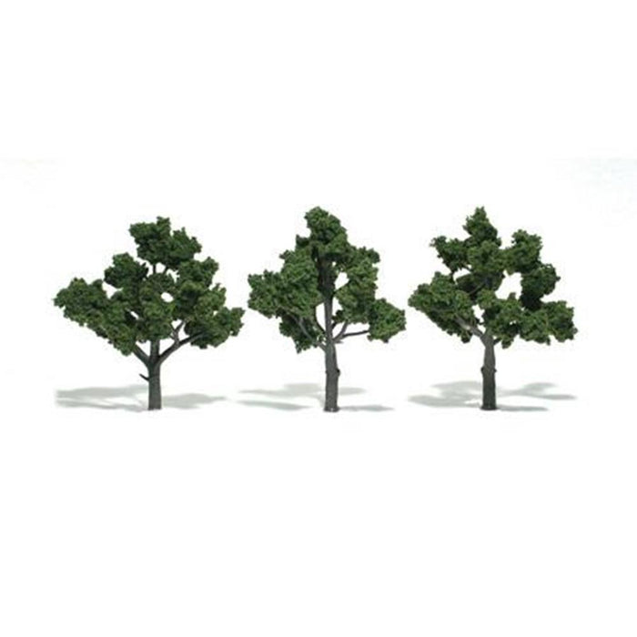 Woodland Scenics TR1510 TREES MEDIUM GREEN 10-12CM 3PCS