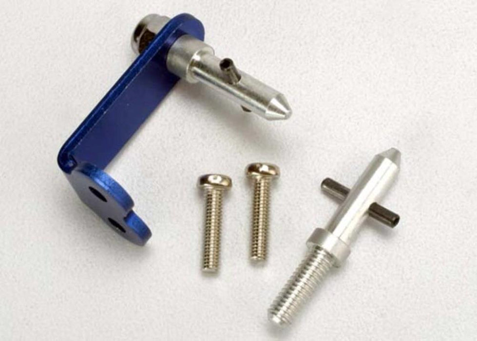 zTraxxas 1573 - Twist Lock Post (1)/ Mounting Base (W Flats) (1) (W/O Flats) (1)/ 4.0Nl (1)/ 3X12Rm (2)