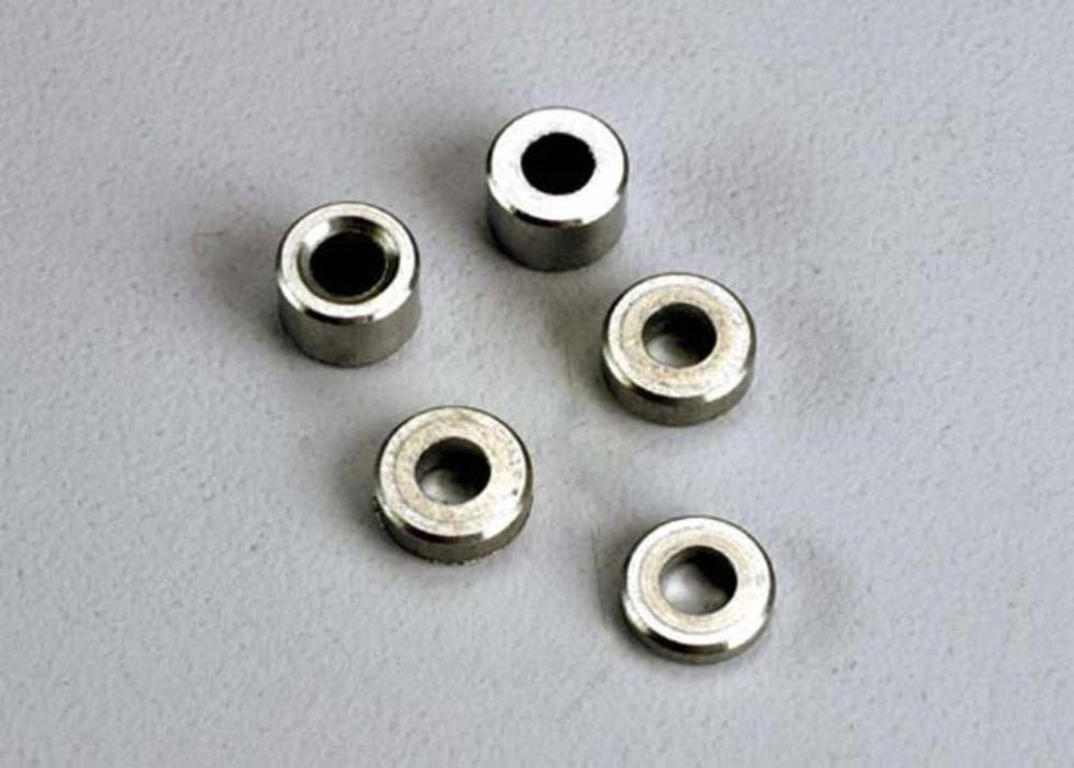 Traxxas 2539 - Aluminum spacers: 3x6x1.5mm (2)/ 3x6x2.5mm (1)/ 3x6x3.8mm (2)