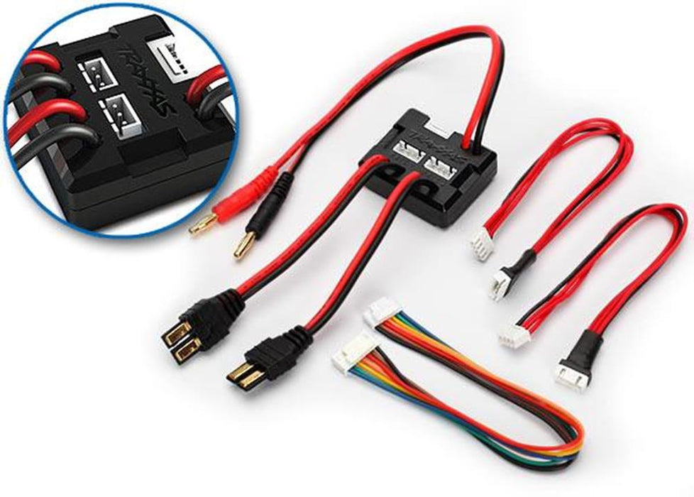 zTraxxas 2917 - Dual Charging Adapter For 2S Lipo Batteries (only for 2933 6A Charger)
