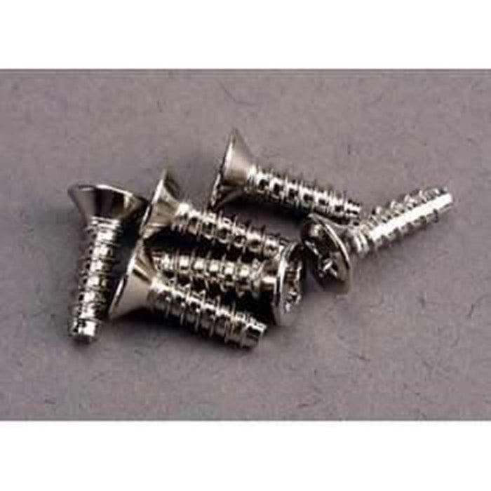 zTraxxas 3176 - Screws 3x10mm Countersunk Self-Tapping (6)