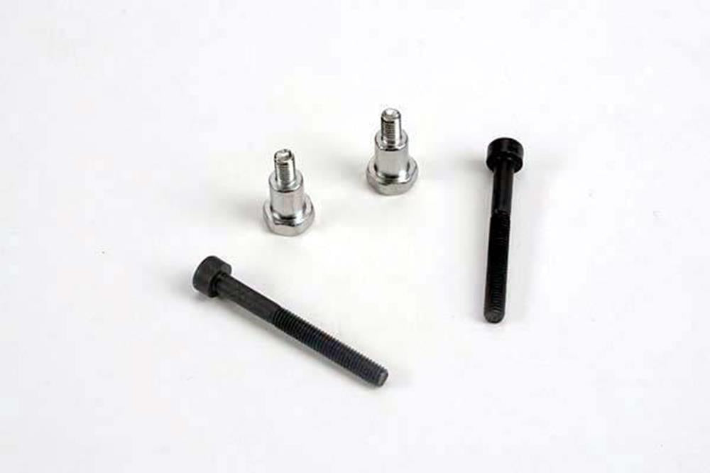 Traxxas 3742 - Shoulder screws steering bellcranks (3x30mm cap-head machine) (2)/ draglink shoulder screws (chrome) (2)