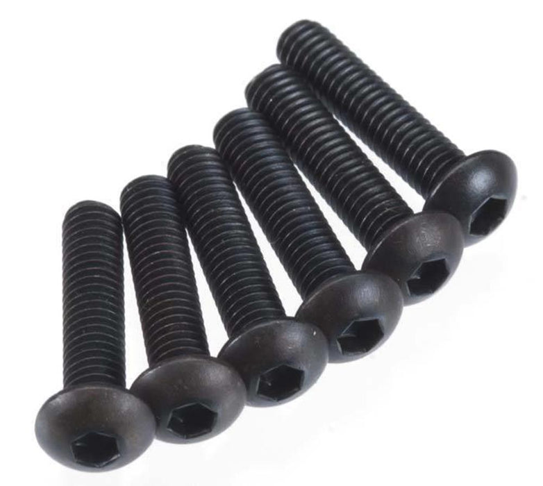 Traxxas 3929 - Screws 4x18mm button-head machine (hex drive) (6)