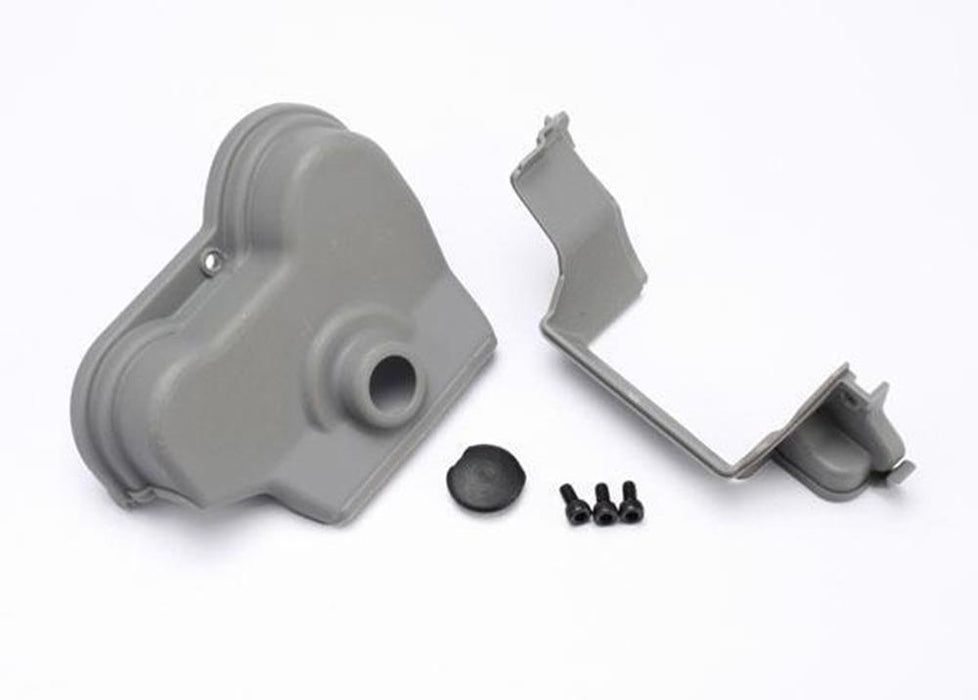 zTraxxas 3977 - Cover Gear (Upper & Lower) (1)/ Dust Plug (1)/ 3X6mm