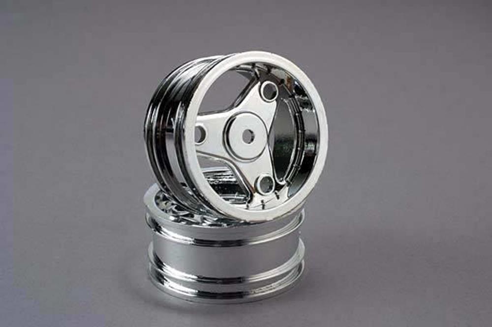 zTraxxas 4372 - Wheels Chrome Three-Spoke (2)