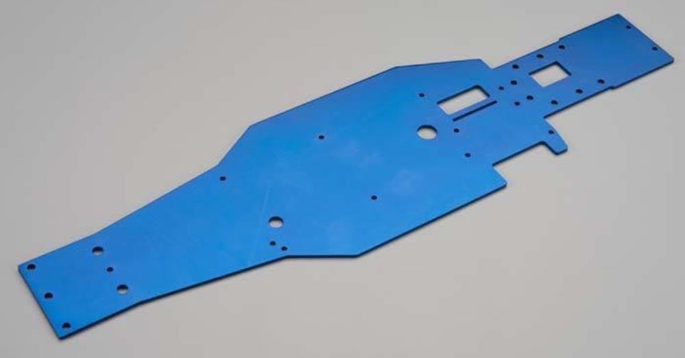 Traxxas 4422 - Chassis Lower (Blue-Anodized T6 Aluminum)