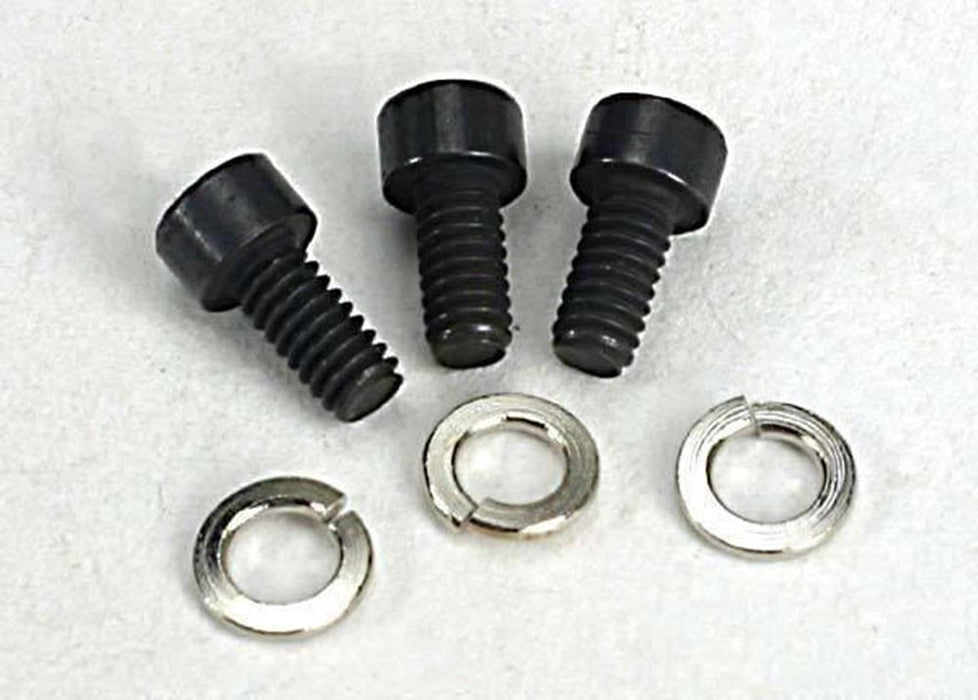 zTraxxas 4849 - Screws 2X4Mm Caphead Machine (Hex Drive) (3) W/Lockwas