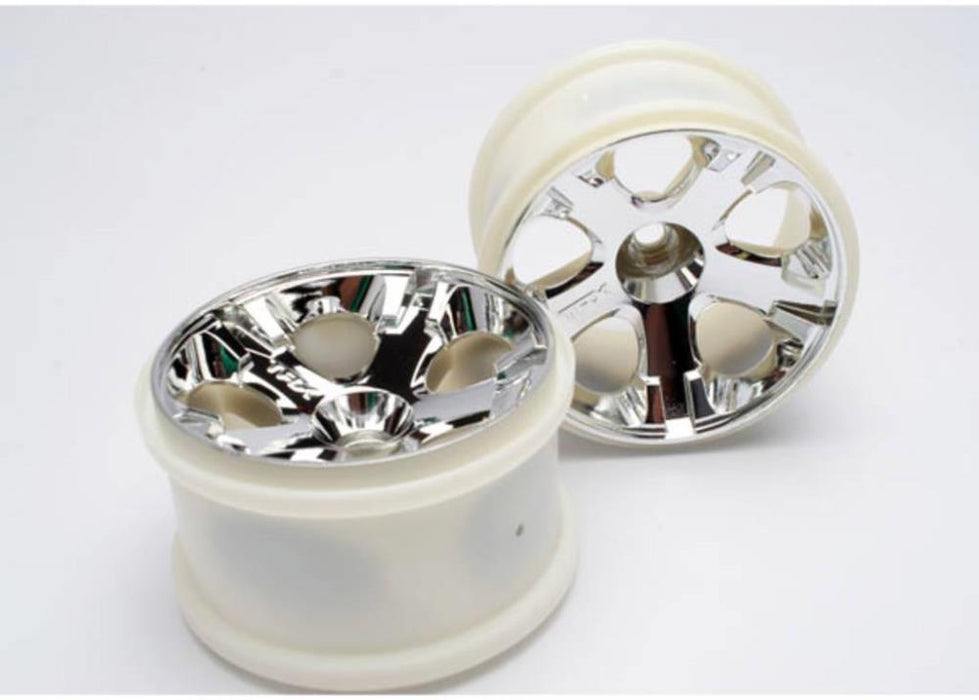 zTraxxas 5577 - Wheels All-Star 2.8" (Chrome) (Nitro Front) (2)