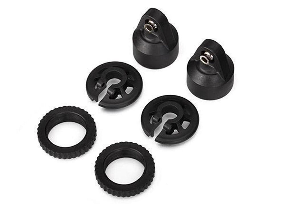 Traxxas 7764 - Shock caps GTX shocks/ spring perch/ adjusters/ 2.5x14 CS (2) (for 2 shocks)