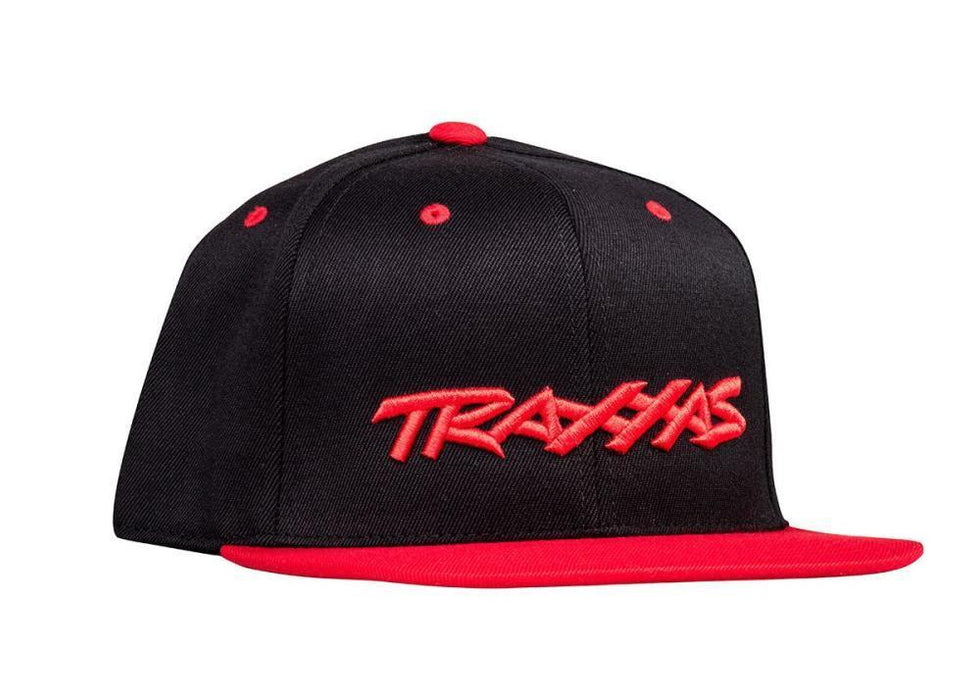 Traxxas 1183-BLR - Snap Hat Flat Bill Black/Red