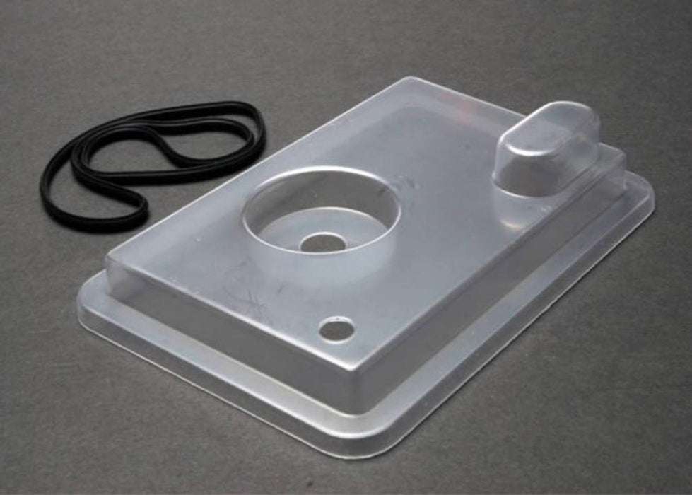 zTraxxas 1571X - Radio Box Lid (Clear)/ Rubber Gasket (1) (For Use With
